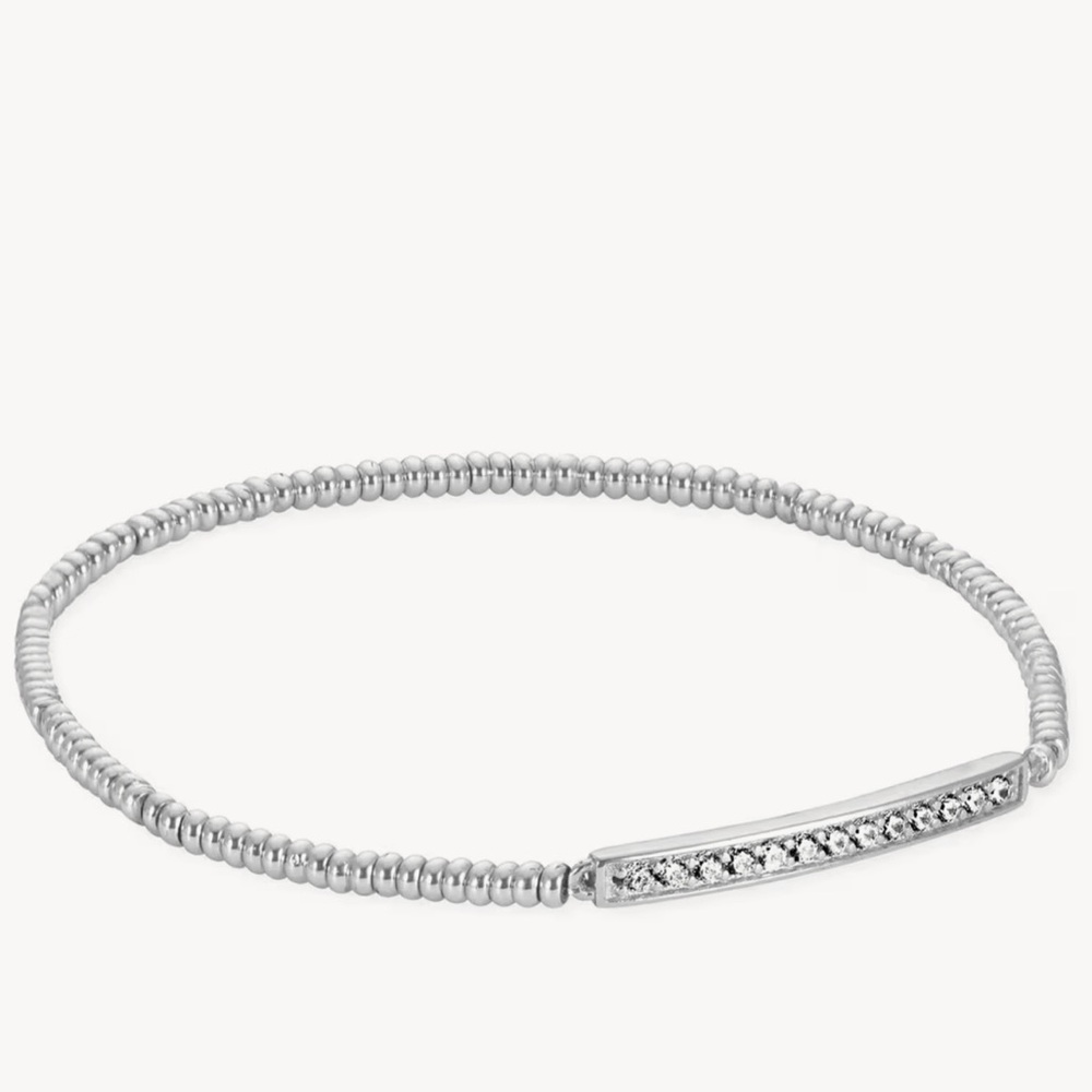 Kendra Scott Addison Stretch Bracelet in Silver